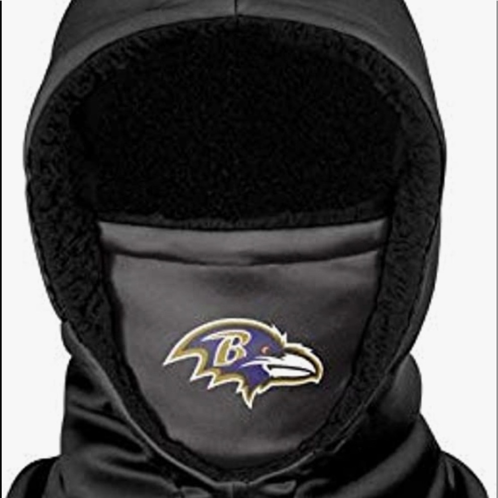 FOCO NFL Team Logo Hooded Gaiter Balaclava Face Cover